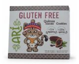 Galletas de quinua con nibs de cacao, caja de 6 unidades de 30 gr de la marca ARI de Lima